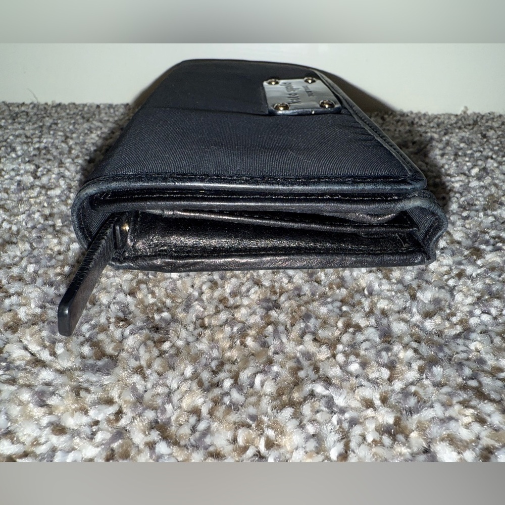 Kate spade black nylon trifold snap wallet - Picture 5 of 15